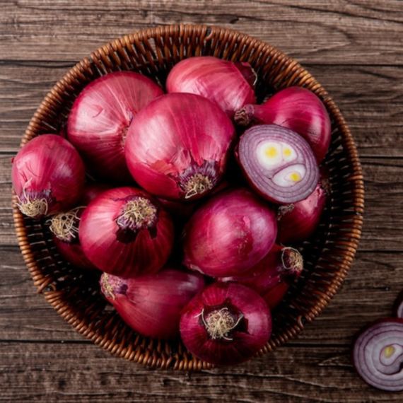 Fresh Brown Onions (Alubosa) – 40 Pieces, Small Size
